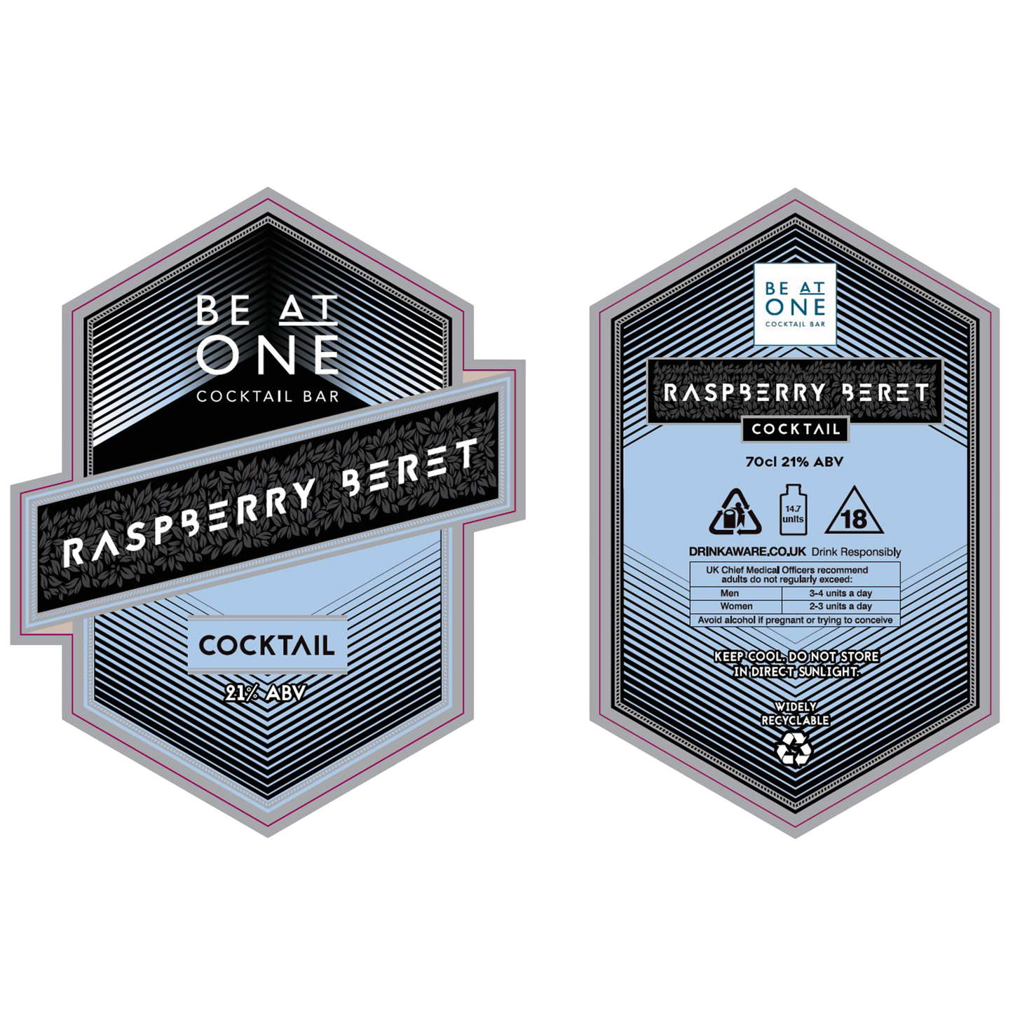 Raspberry Beret Label