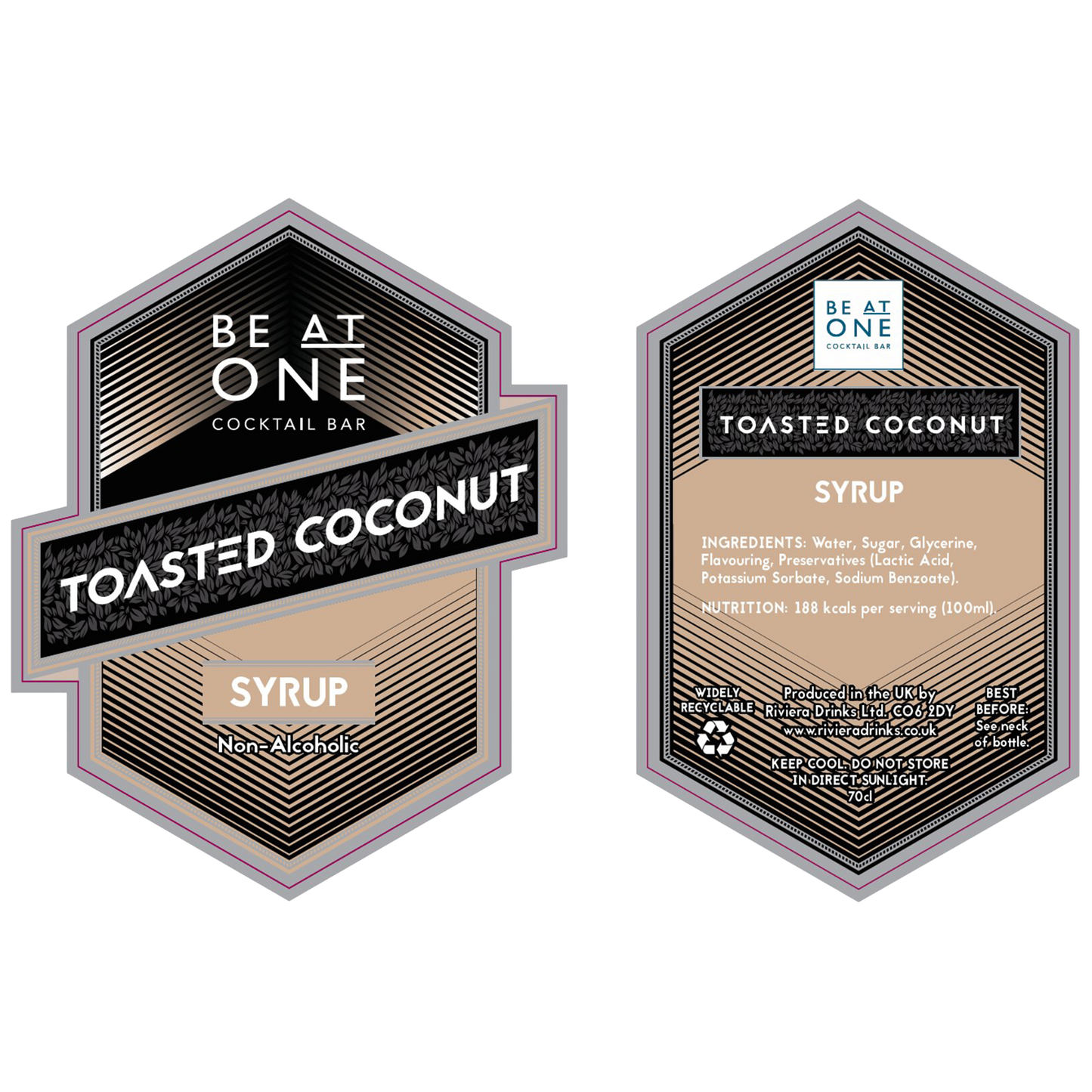 Toasted Coconut Labels
