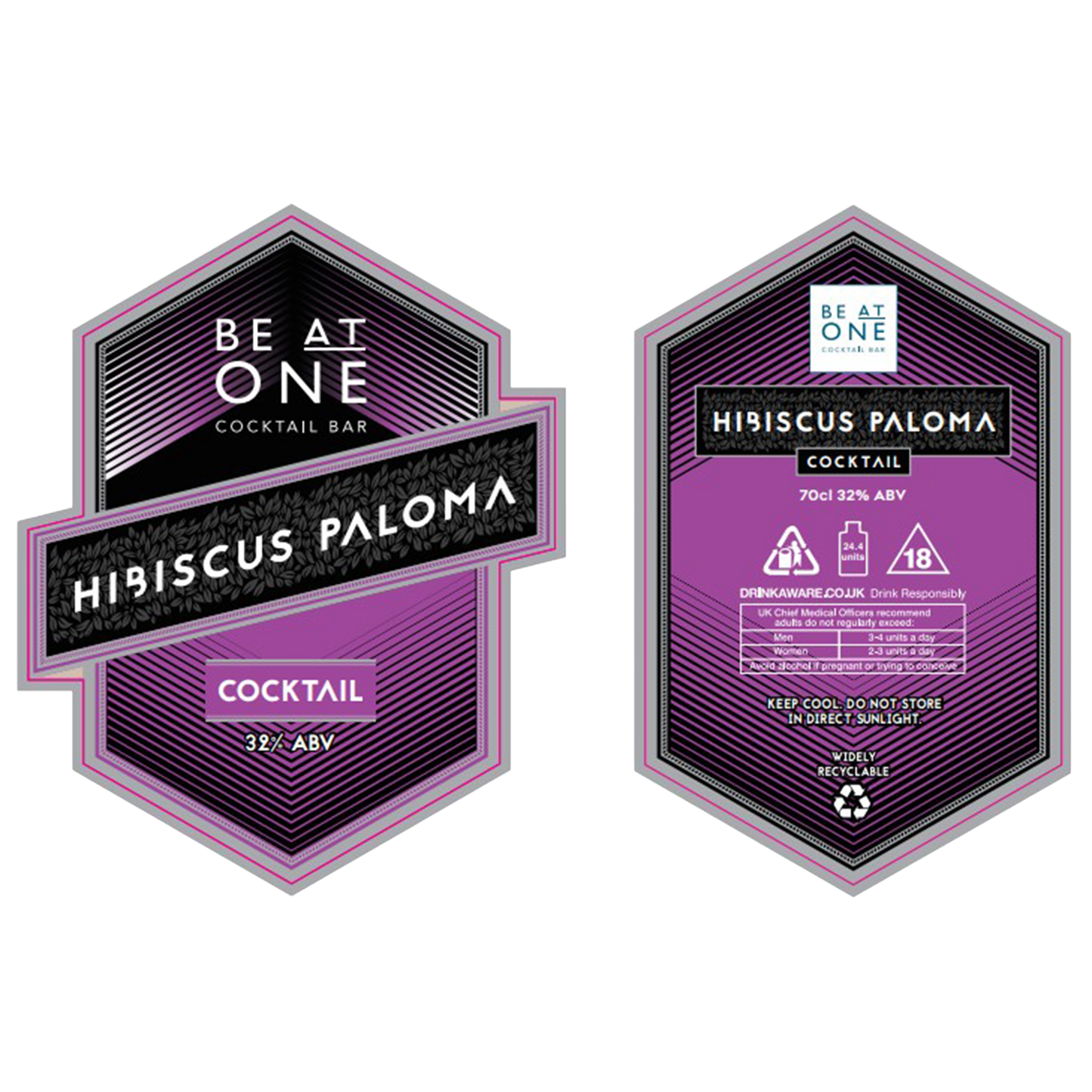 Hibiscus Paloma Label