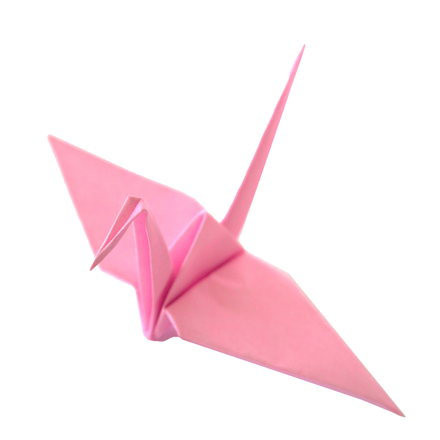 Pink Origami Paper Crane