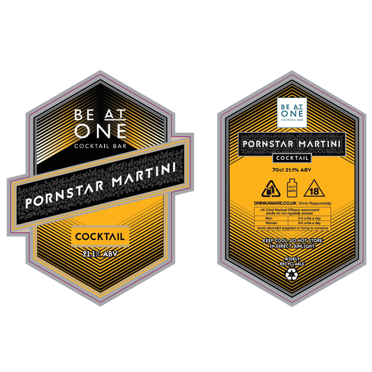Porn Star Martini Label