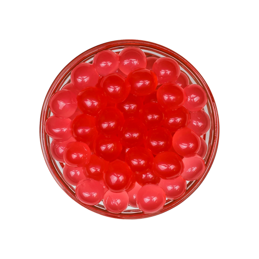 Rhubarb Strawberry Boba Pearl