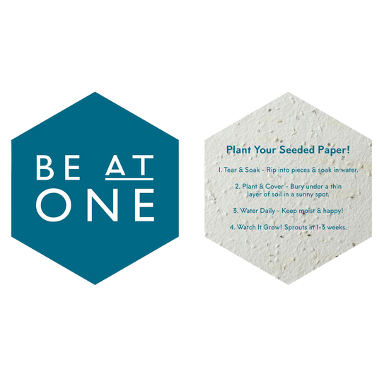 Be at One Branded Seeded Paper
