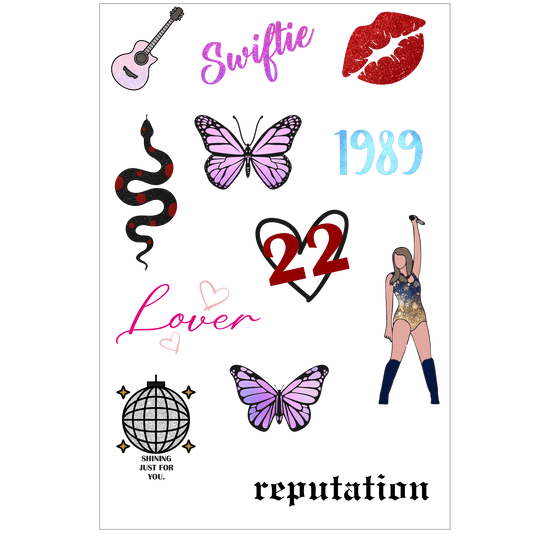 Taylor Swift Temporary Tattoos