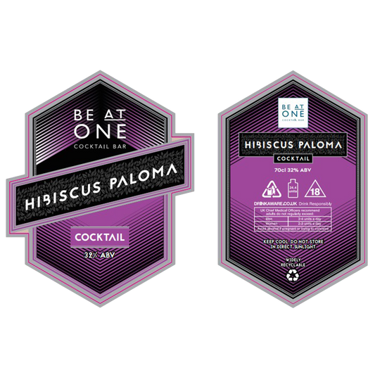 Hibiscus Paloma Label